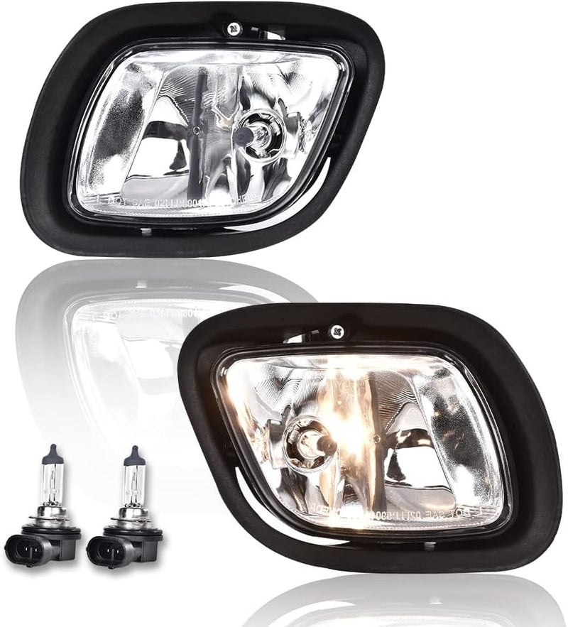 DOTCOM Front Fog Lights Lamps Replacement Pair Compatible with Freightliner 2017 Cascadia/2009-2016 Cascadia 113/2008-2016 Cascadia 125,Left Right A0651908001 FL2593102 A0651908000 FL2592102 - Image 1